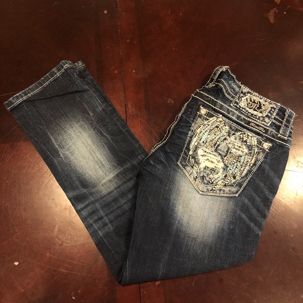 Miss Me Signature crop jeans size 25